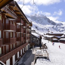 Hôtel Belle Plagne avec vue sur les pistes