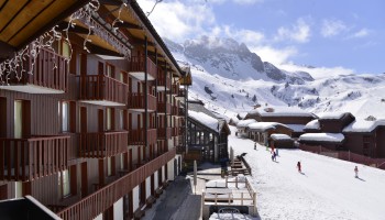 Hotel 3 étoiles à La Plagne - Vue sur les pistes