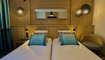 chambre hotel eden des cimes, belle plagne