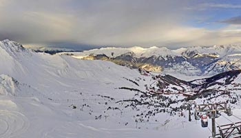 neige a belle plagne